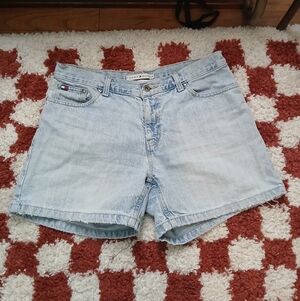 *SOLD* Distressed Mid Rise Tommy Hilfiger Boyfriend Jorts